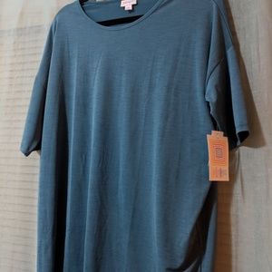 Teal mumu shirt NWT
